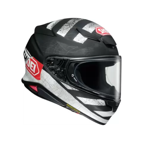Shoei NXR2 Scanner TC-5 Motorcycle Helmet (matt black / white) | king-