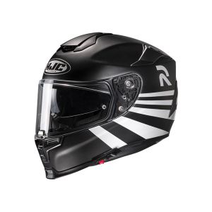 HJC R-PHA 70 Stipe MC10SF Full-Face Helmet (matt black / white)