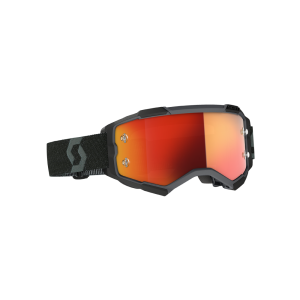 Scott Fury Motorcycle Goggles (mirrored | black / orange)