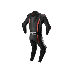 Alpinestars Missile V2 1pcs leather motorbike suit men (black / red)