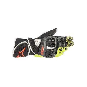 Alpinestars GP-Plus R v2 motorcycle gloves (grey / black / yellow)