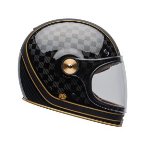 Bell Bullitt Carbon RSD Check-It motorcycle helmet (black / carbon / gold)