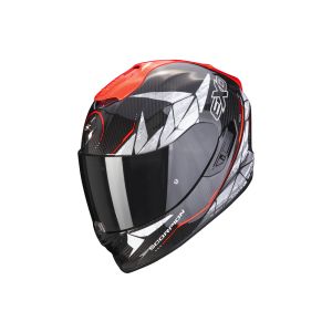 Scorpion Exo-1400 Air Carbon Aranea Full-Face Helmet (carbon / black / white / red)