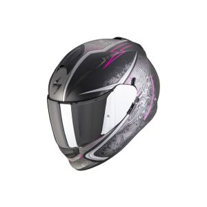 Scorpion Exo-491 Run Full-Face Helmet (matt black / purple / grey)
