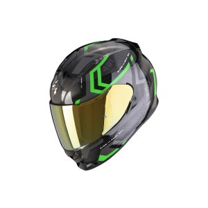 Scorpion Exo-491 Spin Full-Face Helmet (black / green)