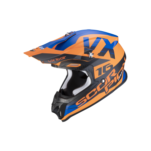 Scorpion VX-16 Air X-Turn Motorcycle Helmet (orange)