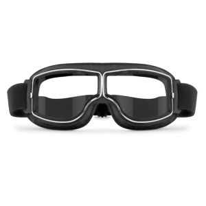 Bertoni motorcycle goggles (black)