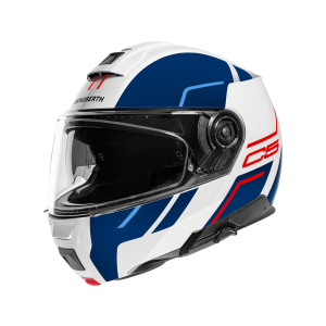 Schuberth C5 Master Motorcycle Helmet (white / blue / red)