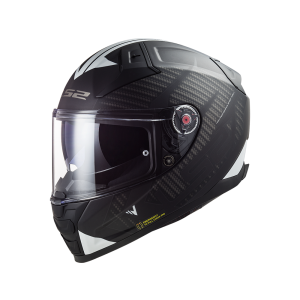 LS2 FF811 Vector II Splitter Full-Face Helmet (matt black / white)