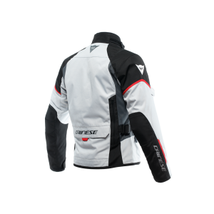 Dainese Tempest 3 D-Dry motorcycle jacket (light grey / black / red)