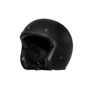 Rusty Stitches Fonzie Jet Helmet (matt black)