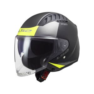 LS2 OF600 Copter Urbane Matt Motorcycle Helmet (black)