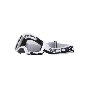 Scorpion E21 Motorcycle Goggles (white / black)