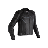 RST Sabre Airbag Leather Motorcycle Jacket (black)