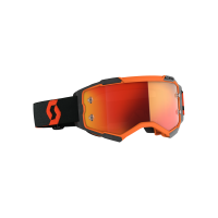 Scott Fury Motorcycle Goggles (mirrored | orange / black)