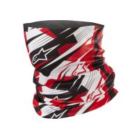 Alpinestars Blurred Neck Tube Schlauchschal unisex (schwarz/weiß/rot)