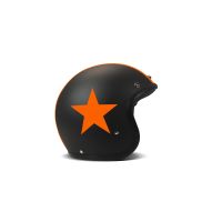 DMD Vintage Star Jethelm (matt black / orange)