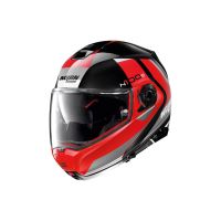 Nolan N100-5 Hilltop N-Com Motorcycle Helmet (red)