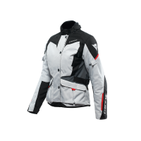 Dainese Tempest 3 D-Dry motorcycle jacket women (grey / black / red)