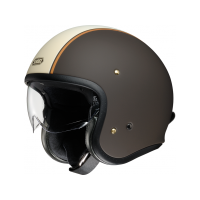 Shoei J.O Carburettor TC-10 Jet Helmet (brown matt / beige)