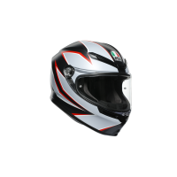 AGV K6 Multi Flash full-face helmet (matt black / grey / red)