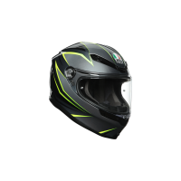 AGV K6 Multi Flash full-face helmet (grey / black / yellow)