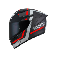 Suomy Track-1 Ninety Seven Motorcycle Helmet (black / red)