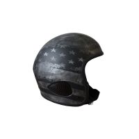 Bores Gensler Cult USA motorcycle helmet (matt black / silver)