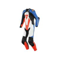 Dainese Laguna Seca 5 leather one-piece suit (white / blue / black / red)