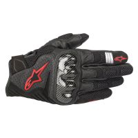 Alpinestars SMX-1 Air v2 motorcycle gloves (black / red)