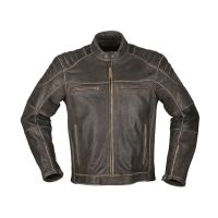Modeka Vincent Aged Leather Motorcycle Jacket (brown)