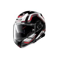 Nolan N100-5 Upwind N-Com Motorcycle Helmet (black / red / white)