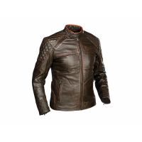 Racer Scrambler Leather Motorcycle Jacket